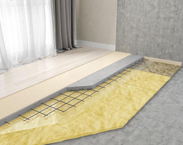 System izolacji akustycznej podłogi Reinforced Premium (jastrych pływający)